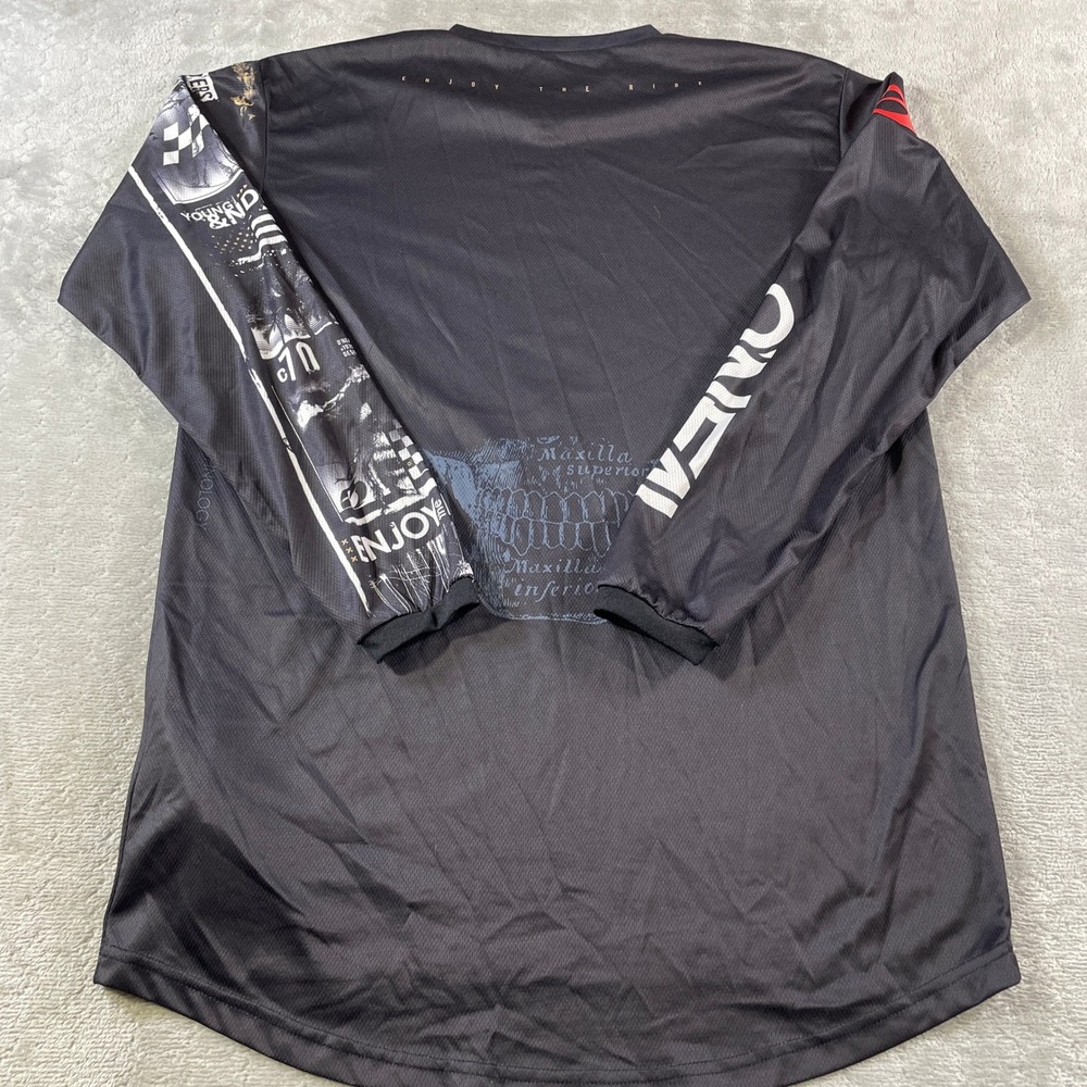 ONeal MX Element Motocross Jersey Mens Medium Black White Racing Dirt Bike - Picture 9 of 12